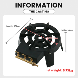 Fornello a <span class=keywords><strong>gas</strong></span> da campeggio portatile ristorante commerciale bruciatore wok in ghisa - Product Image 6
