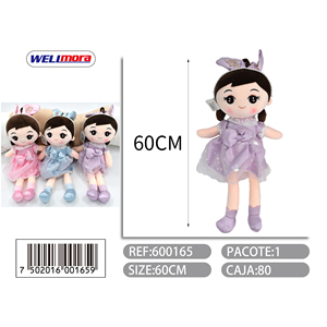 60cm coniglio uncinetto bambola morbido cartone animato peluche per i bambini carino peluche peluche per i ragazzi e le ragazze di cotone materiale modellante
