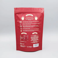 Op Maat Bedrukte 250G 500G Food-Grade Opstaande Zakjes Plastic Rits Pak Thee Koffie Verpakking Zak