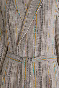 Unisex 100% Cotton Bathrobe Best Seller Quick <b>Dry</b> Summer Sleepwear Breathable Woven Fabric Light Weight All Year ODM Made Turkey - Product Image 5