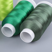 Fil à broder en polyester haute ténacité 108D/2 certifié OEKO-TEX en usine 100% polyester informatisé à grande vitesse