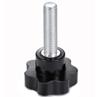 M4 M5 M6 Super Duplex Acier inoxydable SS 2205 2507 A286 904L 1.4410 Noir Plastique Nylon Tête Torx Bouton Vis à oreilles