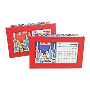ปฏิทินตั้งโต๊ะแบบดึงออก รุ่น Star Chart 2027 ของขวัญองค์กร พร้อมการ์ดเสริม พิมพ์ลายได้ตามต้องการ - Product Image 1