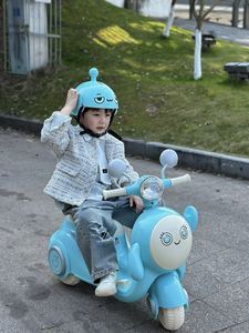 Nuevo Modelo 2026, Bicicleta Eléctrica de <span class=keywords><strong>Pedales</strong></span> para Niños de 6V4, Columpio y Carro Deslizante, Juguete Recargable para Edades de 2 a 8 Años, Batería, Bicicleta de 3 Ruedas - Product Image 3