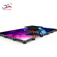 Écran LED pour piste de danse, forte capacité de charge, perspective complète, couleur pleine, personnalisable, P3.91, interactif, IP31, panneau de carrelage résistant à l'humidité