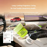 Diffuseur d'air pour voiture en plastique grande capacité avec évaporation naturelle, design portable, parfum longue durée