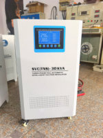 Stabilisateur de tension triphasé 10 KVA SVC automatique AVR avec écran LCD pour centre de données