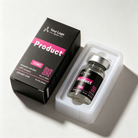 Étiquettes personnalisées en vinyle pour flacons de 3 ml, 5 ml, 10 ml, haute adhérence, résistantes à la chaleur, respirantes, autocollantes, pour peptides, codes-barres, imperméables, imprimées au laser UV