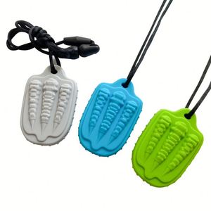 Collar Mordedor Sensorial de Silicona con Forma de Garra de Dragón para Autismo, Juguete Suave No Tóxico para Bebés y Niños, Venta al por Mayor - Product Image 2