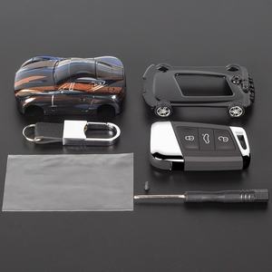 Couverture de <span class=keywords><strong>clé</strong></span> de voiture à 3 boutons de conception sportive de luxe ABS pour Passat Magotan B8 Weiran <span class=keywords><strong>Volkswagen</strong></span> CC <span class=keywords><strong>Protection</strong></span> de boîtier de <span class=keywords><strong>clé</strong></span> en plastique de silicone - Product Image 3