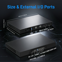 Serveur pare-feu CWWK 1U N3160, PC rackable 19 pouces, PfSense, 4 ports LAN i226V 2.5GbE, DDR3, VGA+HD, double affichage, appareil réseau