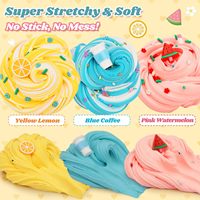 Kit de slime au beurre, slime super doux et non collant à faire soi-même pour filles et garçons, jouet anti-stress, cadeaux de fête et cadeaux d'anniversaire