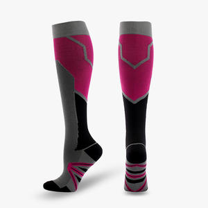 Chaussettes de compression en nylon, hauteur genou, pour cyclisme et sport, soutien élastique, pour jeunes de 18 à 40 ans - Product Image 3