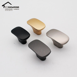 Nordique Moderne En Alliage de Zinc Or Brossé <span class=keywords><strong>Gris</strong></span> <span class=keywords><strong>Perle</strong></span> 192mm Poignée Chambre Armoires De Cuisine Porte de Placard Coulissante - Product Image 2