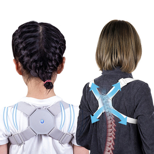 USB có thể sạc lại điện thắt lưng rung massager cột sống trở lại Brace hỗ trợ vành đai thông minh tư thế <span class=keywords><strong>Corrector</strong></span> - Product Image 4