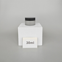 Pot en plastique givré personnalisé avec logo, 8 oz, vide, pour beurre corporel, luxe, 250 ml, 250 g, 200 ml, avec couvercles noirs.