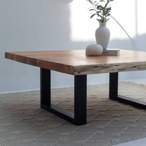 Muebles de sala de estar de lujo moderno hecho en India luz cuadrada sólida Acacia acabado ligero mesa de centro - Product Image 3