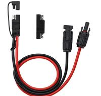 Connecteur de câble de panneau solaire étanche automobile 12V IP67 pour adaptateur d'amarrage photovoltaïque mâle femelle noyau intérieur 50A évalué 4P
