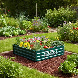 Bac de culture Niqibecaca Garden Bed HDPE 40x24x12 pouces pour la culture de légumes en extérieur - Product Image 2
