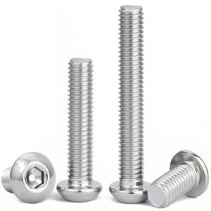 Tornillo de cabeza redonda de acero inoxidable SS201, SS304, SS316, SS316L, unidad hexagonal Lisa pulida, <span class=keywords><strong>DIN7380</strong></span> - Product Image 4