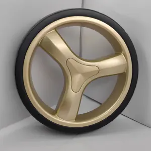 Rueda de espuma EVA de 10 pulgadas con rueda de cochecito para niños desmontable rápido