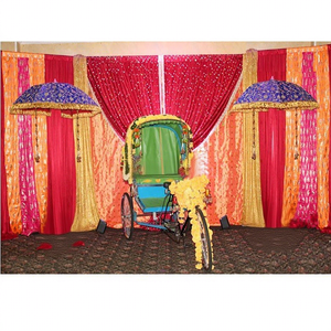 Exclusive Indian <b>Wedding</b> Decor Photo Shoot <b>Props</b> Auto Rickshaw-Customized Size Lightweight Metal & Wood <b>Wedding</b> Decoration - Product Image 1