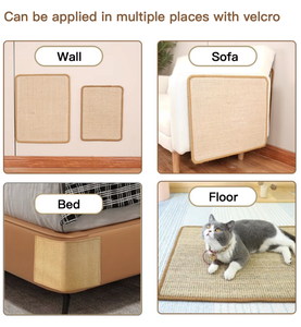 Hiphoppet moderna antiscivolo multifunzione Sisal gatti Scratch Board artiglio stridente muro protettore mobili <span class=keywords><strong>gatto</strong></span> alberi e graffi - Product Image 4