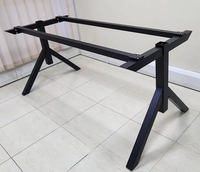 Bureau de travail modulaire en métal moderne, poste de travail collaboratif extensible pour 2, 4, 6 ou 8 personnes, espace ouvert pour le personnel de bureau