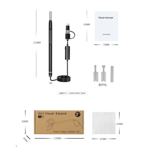 Zcf Visual Ear Cleaner 130k Pixel 3.9mm Lens Android Wired Otoscope For Ear Wax Removal - Product Image 5