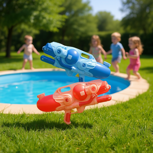 Inflatable Water Gun 1600Ml 10M Range Card Pocket Style Plastic Outdoor Toy For Kids Unisex - Product Image 2