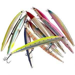 Señuelo Metálico de Lanzamiento Lento, Luminoso, para Pesca de Lubina en Agua Salada, 7g 10g 15g 20g 25g 30g 40g 60g 80g - Product Image 2
