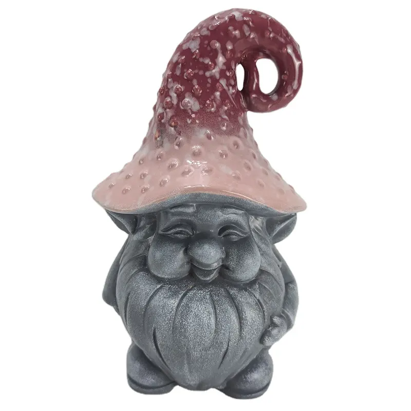 Customized Ceramic Mini Funny ceramic Garden Gnomes Decoration