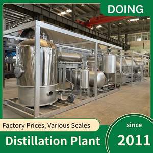 Système de distillation d'huiles usagées à petite échelle 500kg-1T, adapté au traitement d'huiles moteur usagées, produisant du carburant diesel et du bitume en副produit - Product Image 3