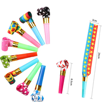 Emballage personnalisé Funny Blowouts Blowouts Birthday Party Supplies-Square-forme Dragon Whistle Toy Noisemaker Horns Square Blow