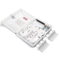 Doble propósito 16 Core Outdoor IP 65 FTTH FAT Access Fibra Joint Nap Caja de distribución de fibra óptica Cassette Tape Mini Splitter