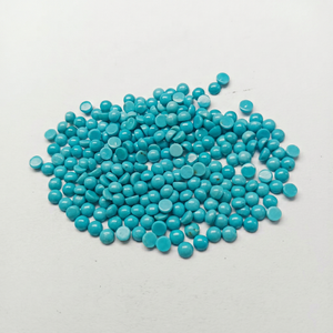 Turquoise naturelle d'Arizona Sleeping Beauty, cabochons lisses de forme ronde, taille 3 mm, pierres précieuses pour la fabrication de bijoux, prix de gros en vrac - Product Image 1