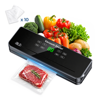 120W 75kPa 30cm pantalla tactil modo pulso control de temperatura envasadora al vacio selladora al vacio de alimentos