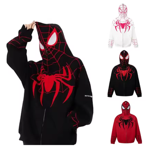 2025 sweats à capuche à glissière pour hommes et femmes avec pull imprimé <span class=keywords><strong>Spiderman</strong></span> - Product Image 1