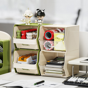 Coffee Pod <b>Storage</b> <b>Box</b> Multi Tiered Desktop Organizer Large Capacity <b>Stackable</b> For Coffee Capsules Tea Bags Snacks - Product Image 4