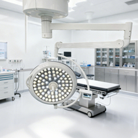 Lámpara Quirúrgica LED, Lámpara de Techo para Quirófano, Equipo Médico Hospitalario, Luz sin Sombra, Equipo Veterinario, Montada en Techo, Móvil, Portátil
