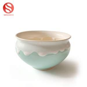 Décor à <span class=keywords><strong>la</strong></span> <span class=keywords><strong>maison</strong></span> moderne fluide glaçure en céramique mini succulente pot cactus jardinières pots de fleurs - Product Image 4