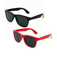 Lunettes de soleil promotionnelles en gros, logo personnalisé, style rétro classique, monture en plastique, lunettes de soleil pour les événements festifs, publicité, cadeau