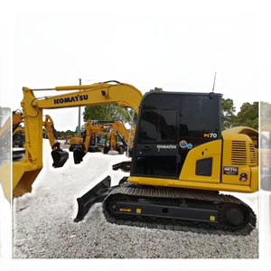 Komatsu รถขุดมือสองขนาดเล็กสำหรับ PC70รถตักดินขนาด7ตันรถขุดตีนตะขาบใช้ในฟาร์ม - Product Image 1