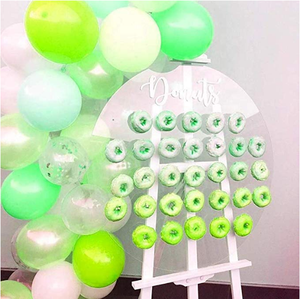 <span class=keywords><strong>Lucite</strong></span> Vòng Acrylic Nổi Donut Tường Cho Trang Trí Đám Cưới Donut Đứng Chủ - Product Image 3