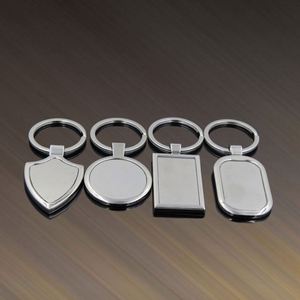 Sy67 Custom Logo Blank Sublimation Car Promotional Stainless Steel Metal Blank Keychain <b>Home</b> <b>Keyring</b> for Promotion Gift - Product Image 1