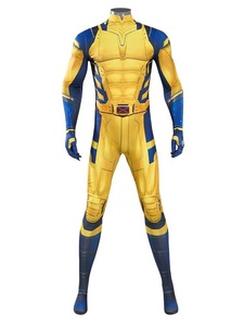 Combinaison Zentai imprimée en 3D style <span class=keywords><strong>super</strong></span>-héros d'Halloween, combinaison musclée jaune, costume de <span class=keywords><strong>carnaval</strong></span> - Product Image 5