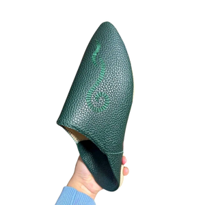Babouches marocaines en cuir, fabriquées à la main, pour hommes, antidérapantes, respirantes, avec coussinets doux, pour intérieur et extérieur, décontractées - Product Image 1