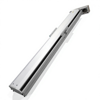 Module linéaire semi-fermé à vis sans fin, double rail de guidage, haute charge 120 kg, table coulissante linéaire de haute précision pour CNC et robotique