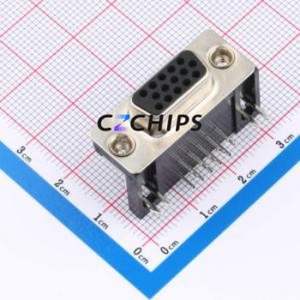 1731130133 D-Sub/VGA Connector Bent Lead Through Hole Connector Female 15P Right Angle Insert 3 - Product Image 1