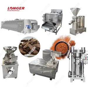 Cocoa Industrial Automatic Cocoa Mass Crushing Machine Cocoa Powder Crushing Machine To Split Cocoa